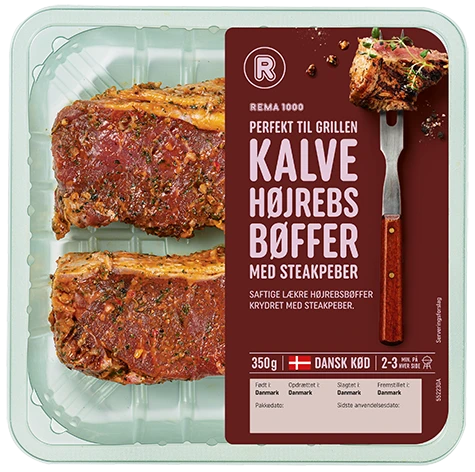 Højrebsbøffer M/Steakpeber