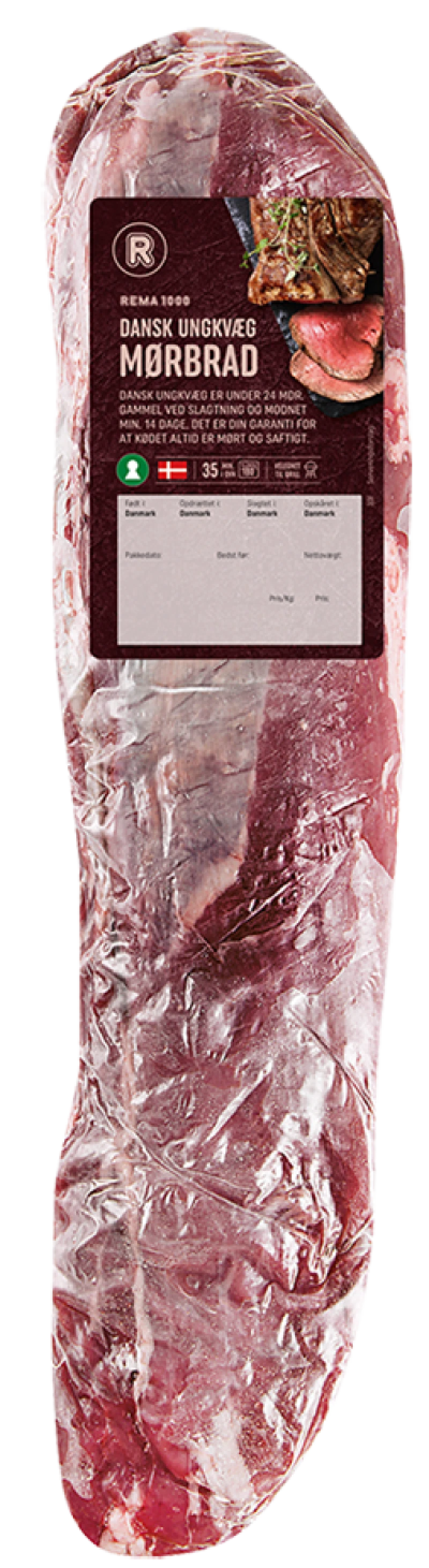 Dansk Ungkvæg Fersk Mørbrad