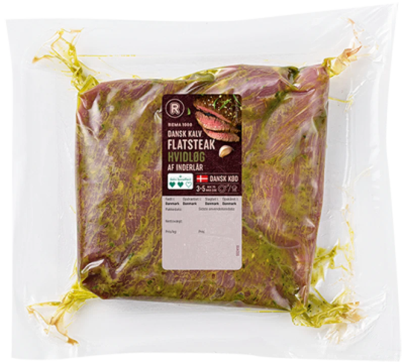 Rema 1000 Kalve Flatsteak Hvidløg