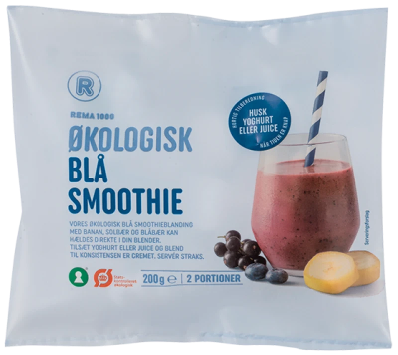 Blå smoothie