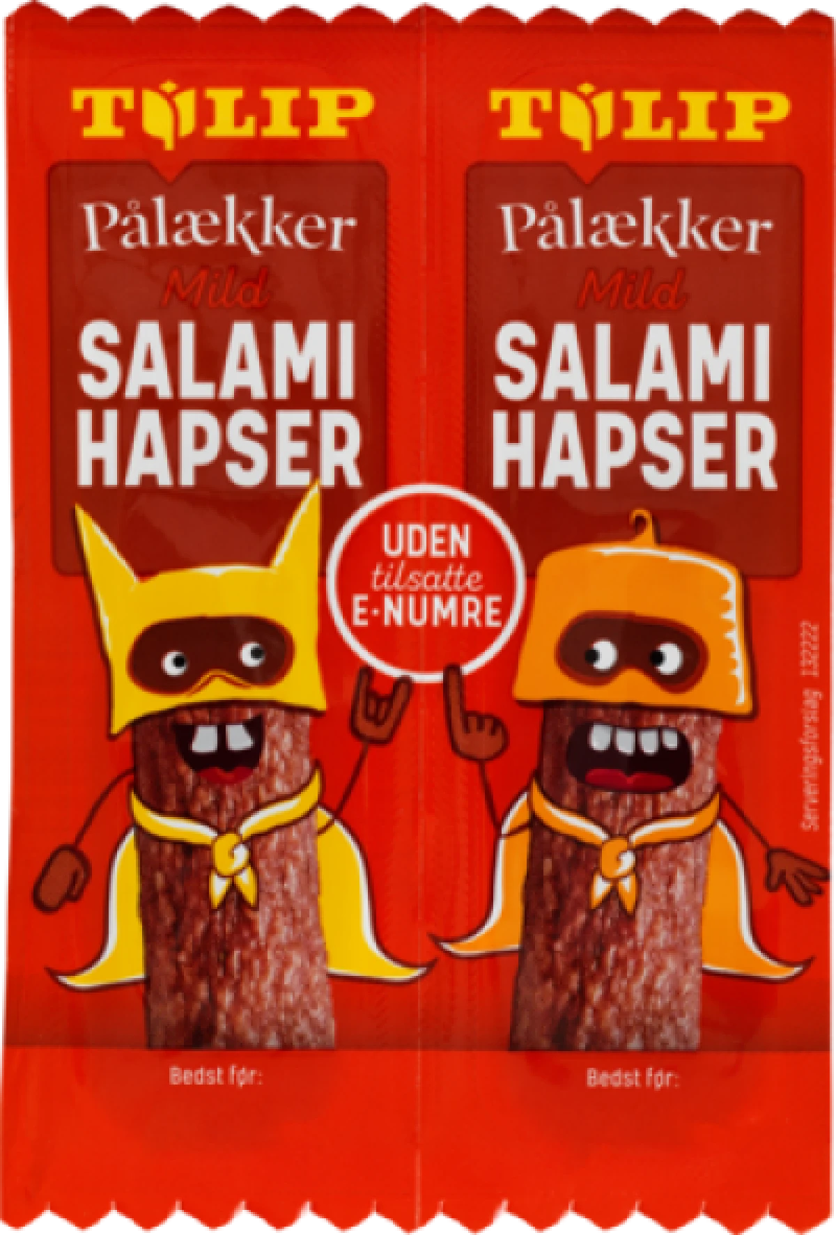 SALAMI HAPSER, 20 GR. / PÅLÆKKER