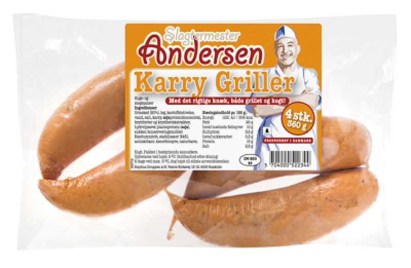 Slagtermester Andersen Karry-Griller