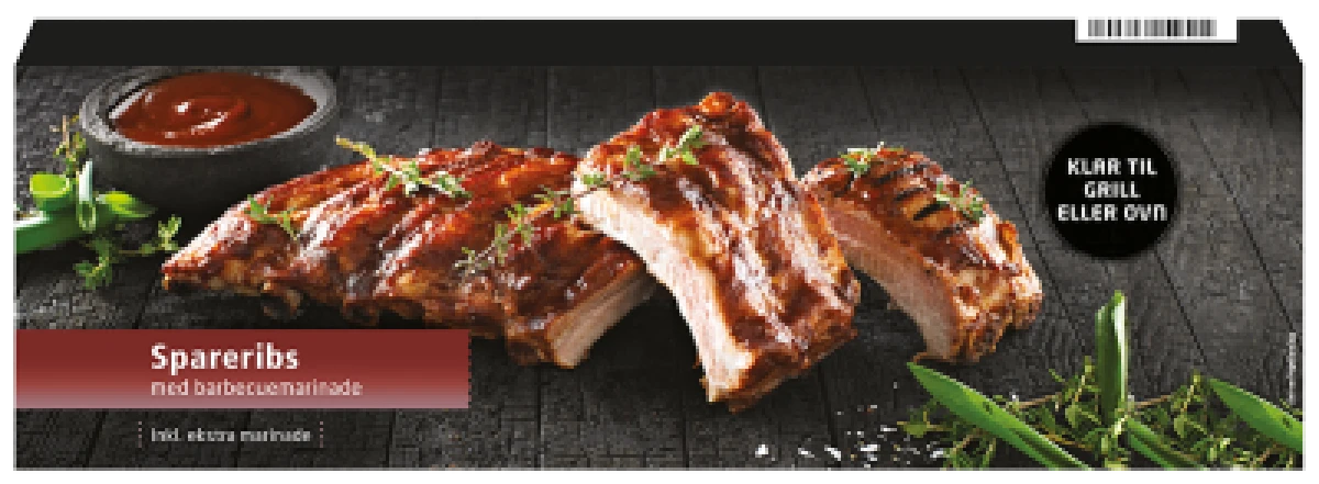 Spareribs med Barbecuemarinade