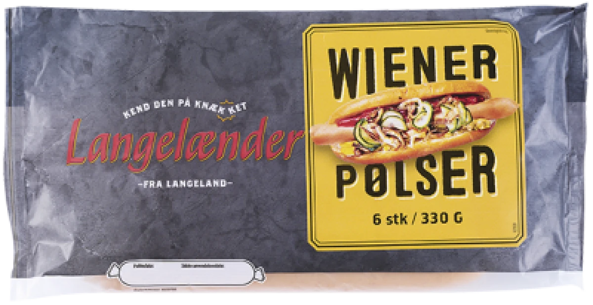 Langelænder, Wienerpølser 80% kød