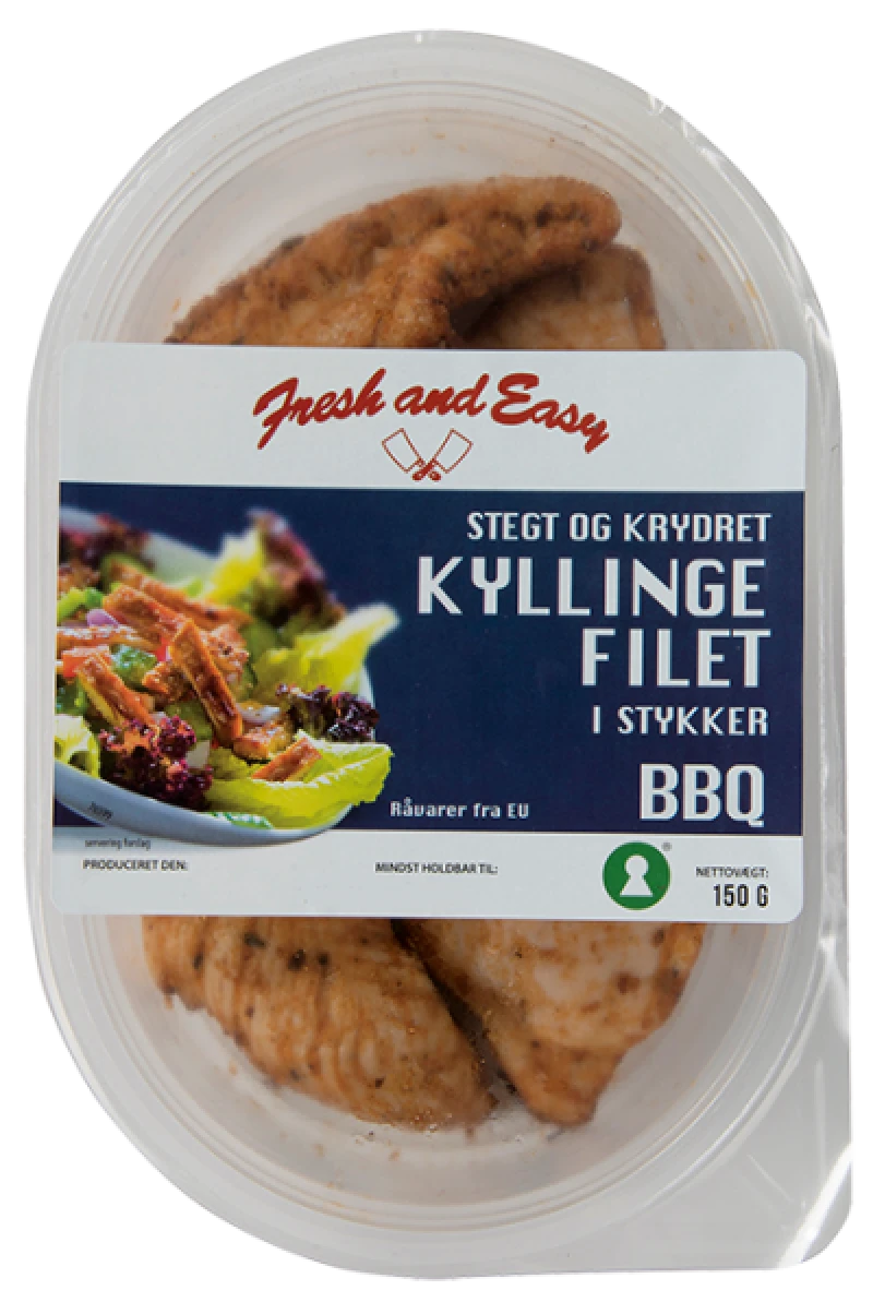 Kyllingefilet i stykker