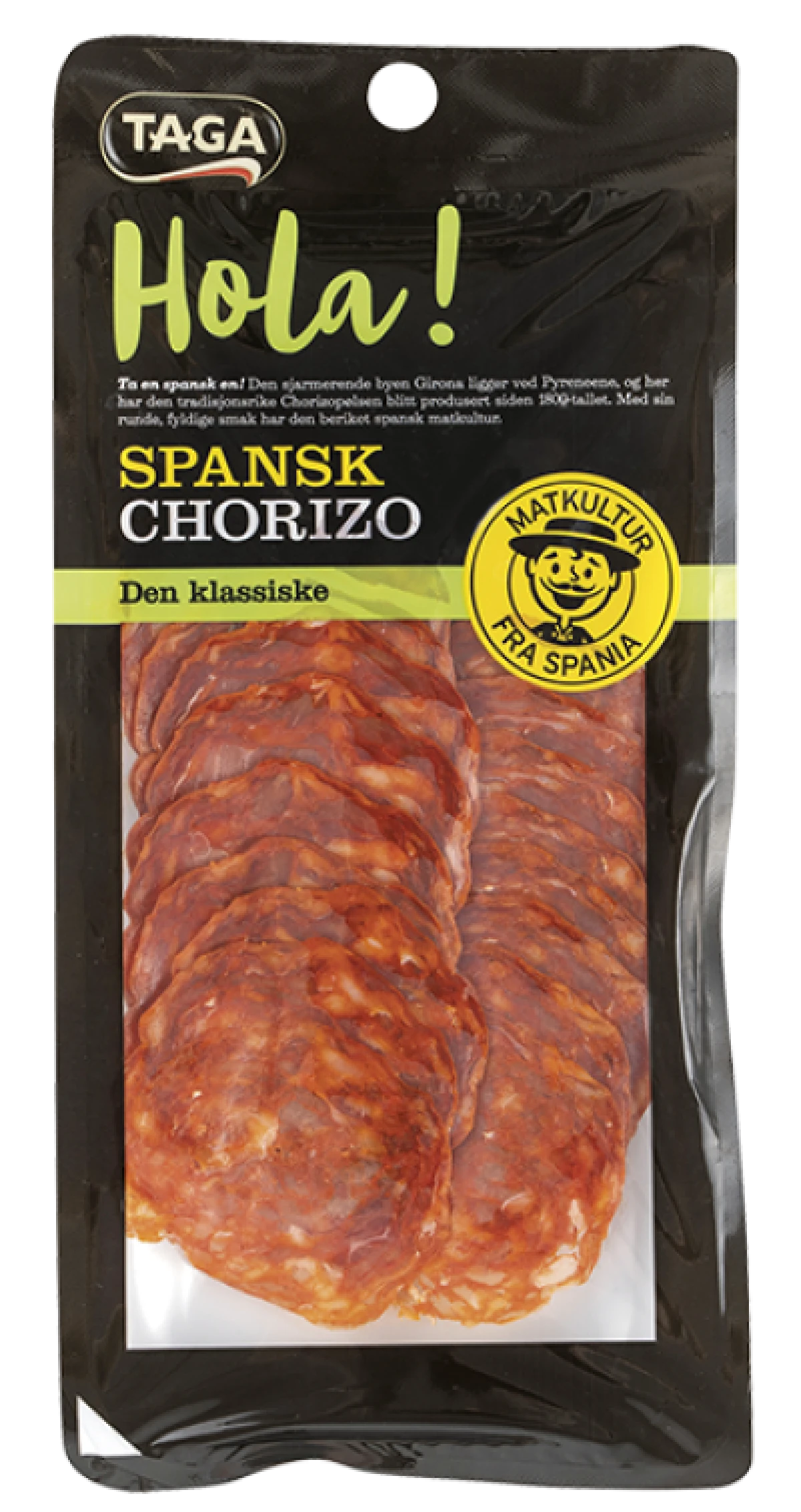 Taga Spansk Chorizo Slice