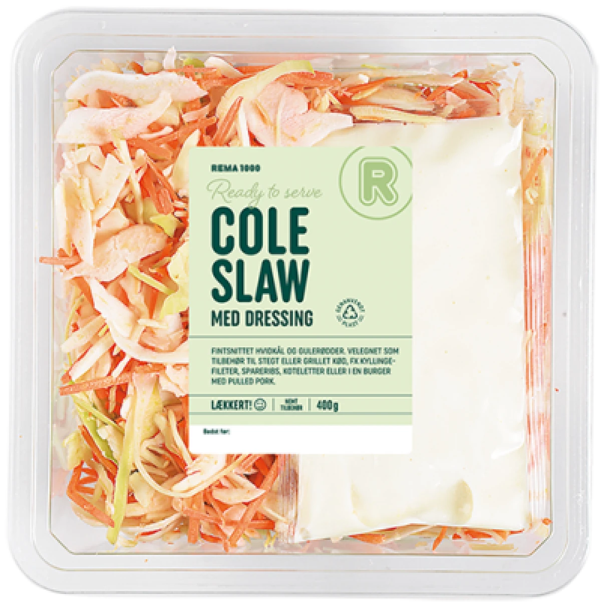 Coleslaw med dressing 400 g