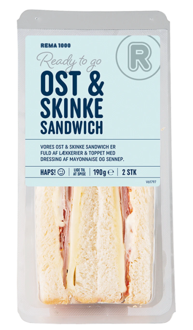 Skinke & ost sandwich