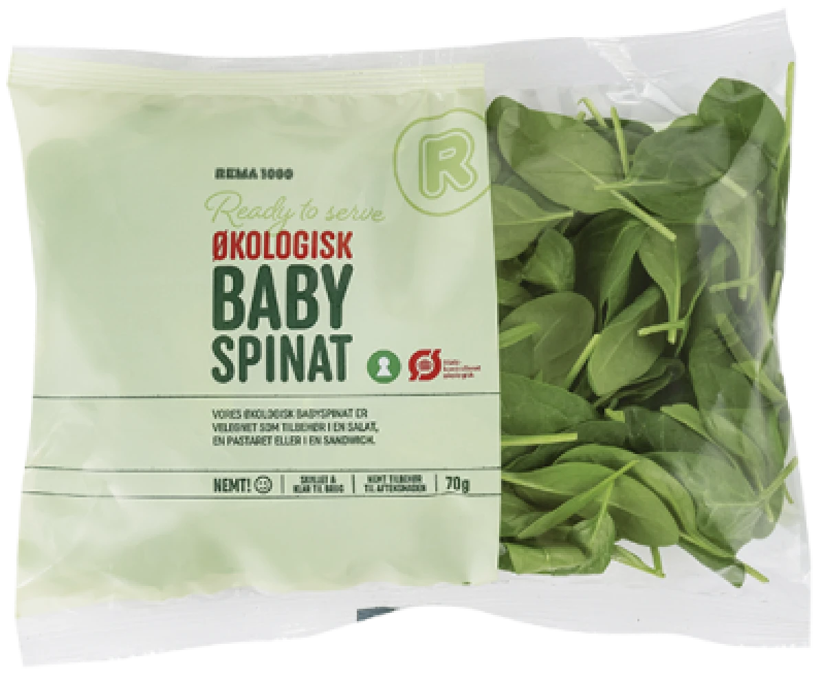 Baby Spinat Økologisk 70 g