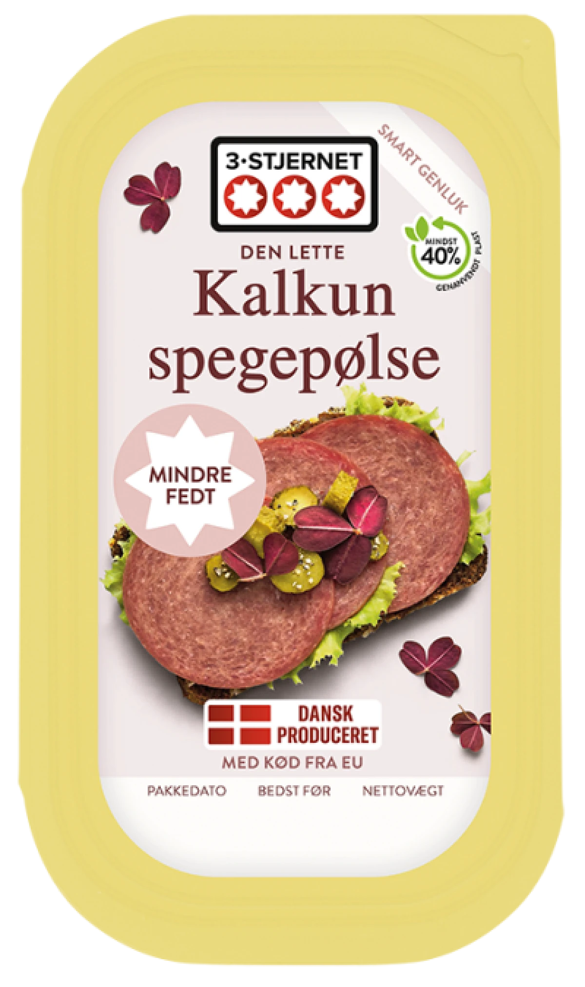 3-Stjernet, Kalkunspegepølse i skiver 8% fedt