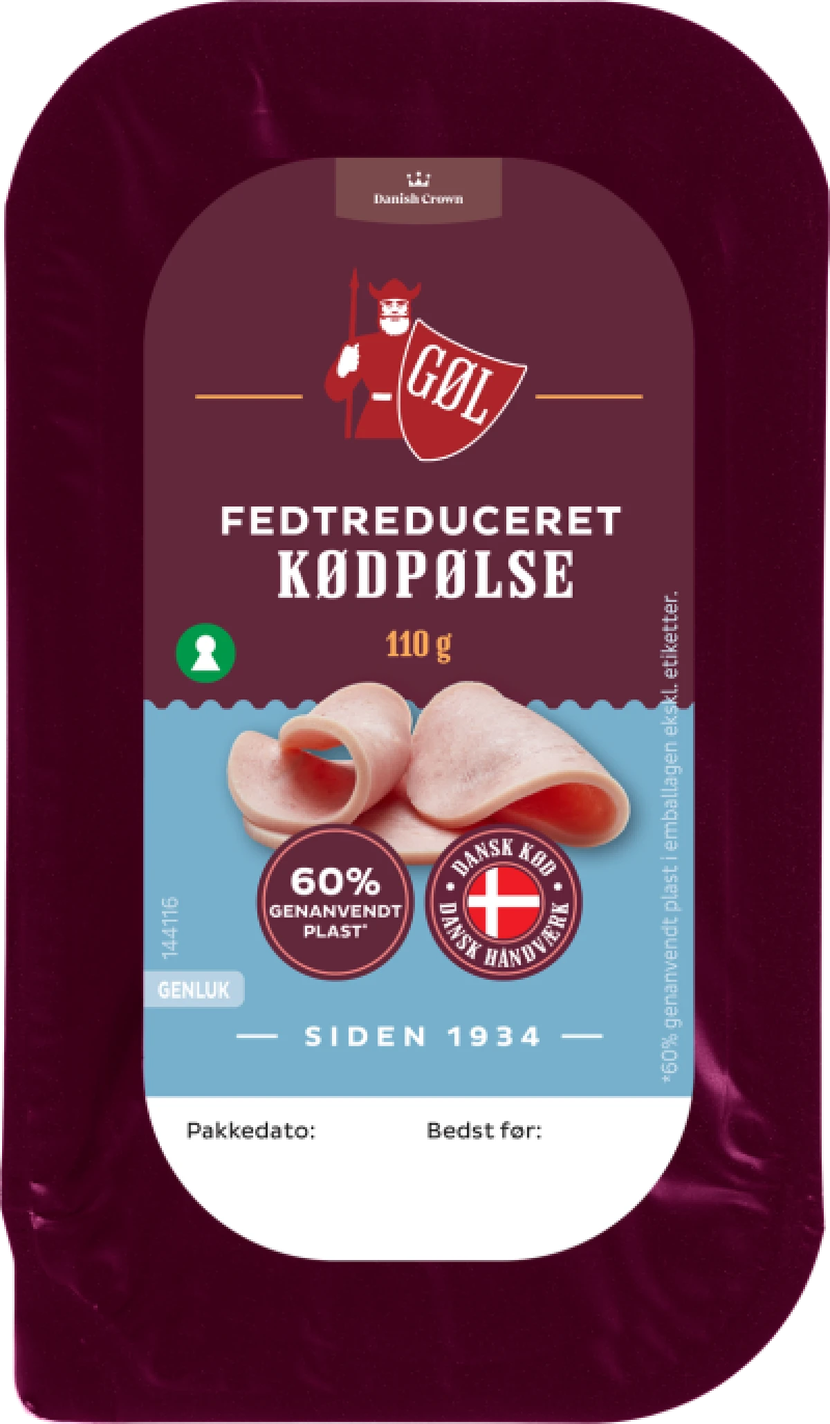 Gøl Kødpølse Fedtreduceret