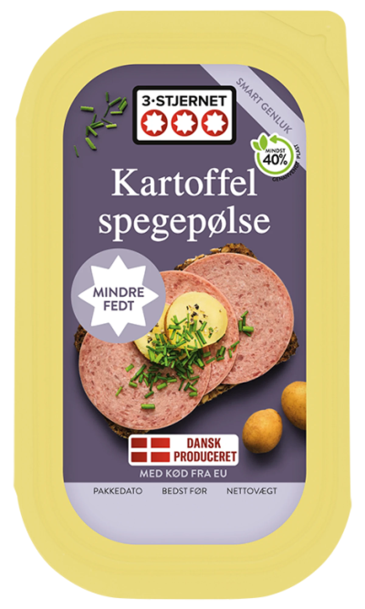 3-Stjernet, Kartoffelspegepølse i skiver