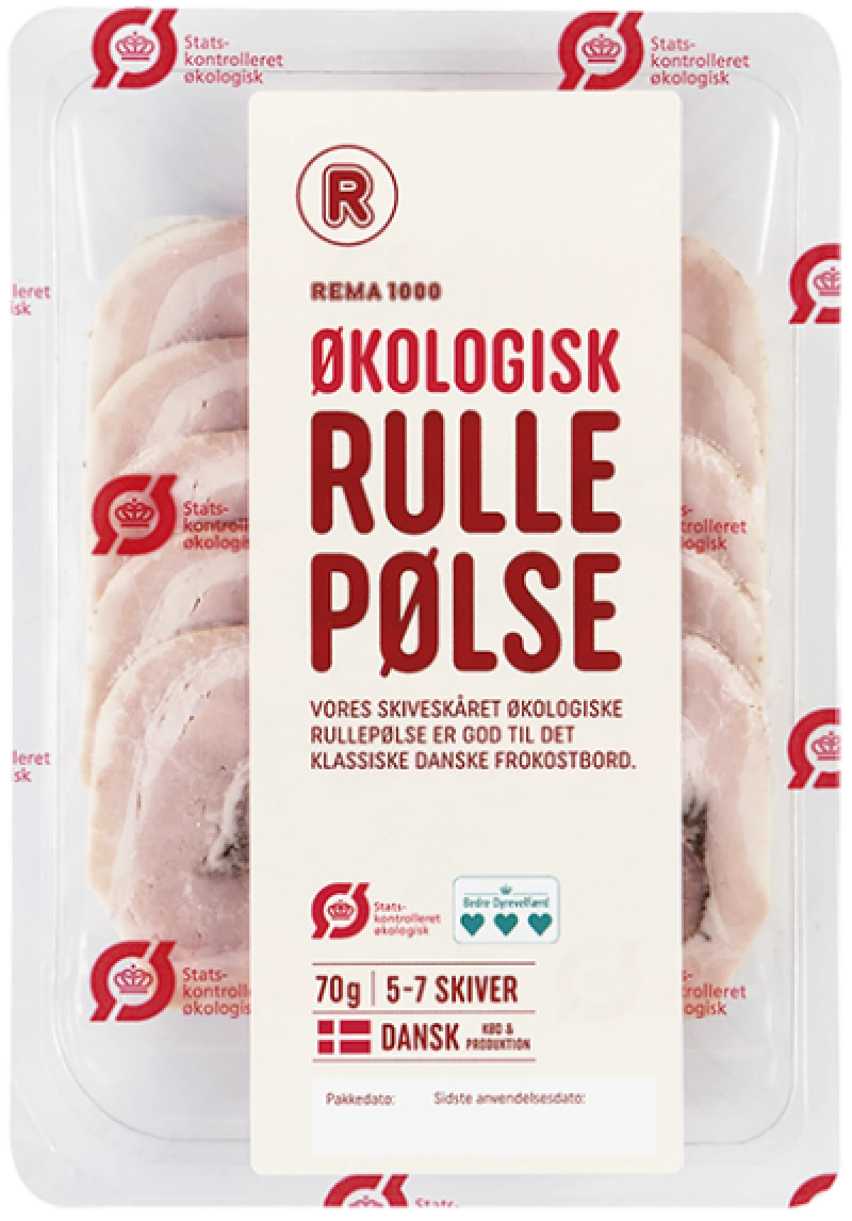 Rema 1000 Rullepølse i Skiver Økologisk