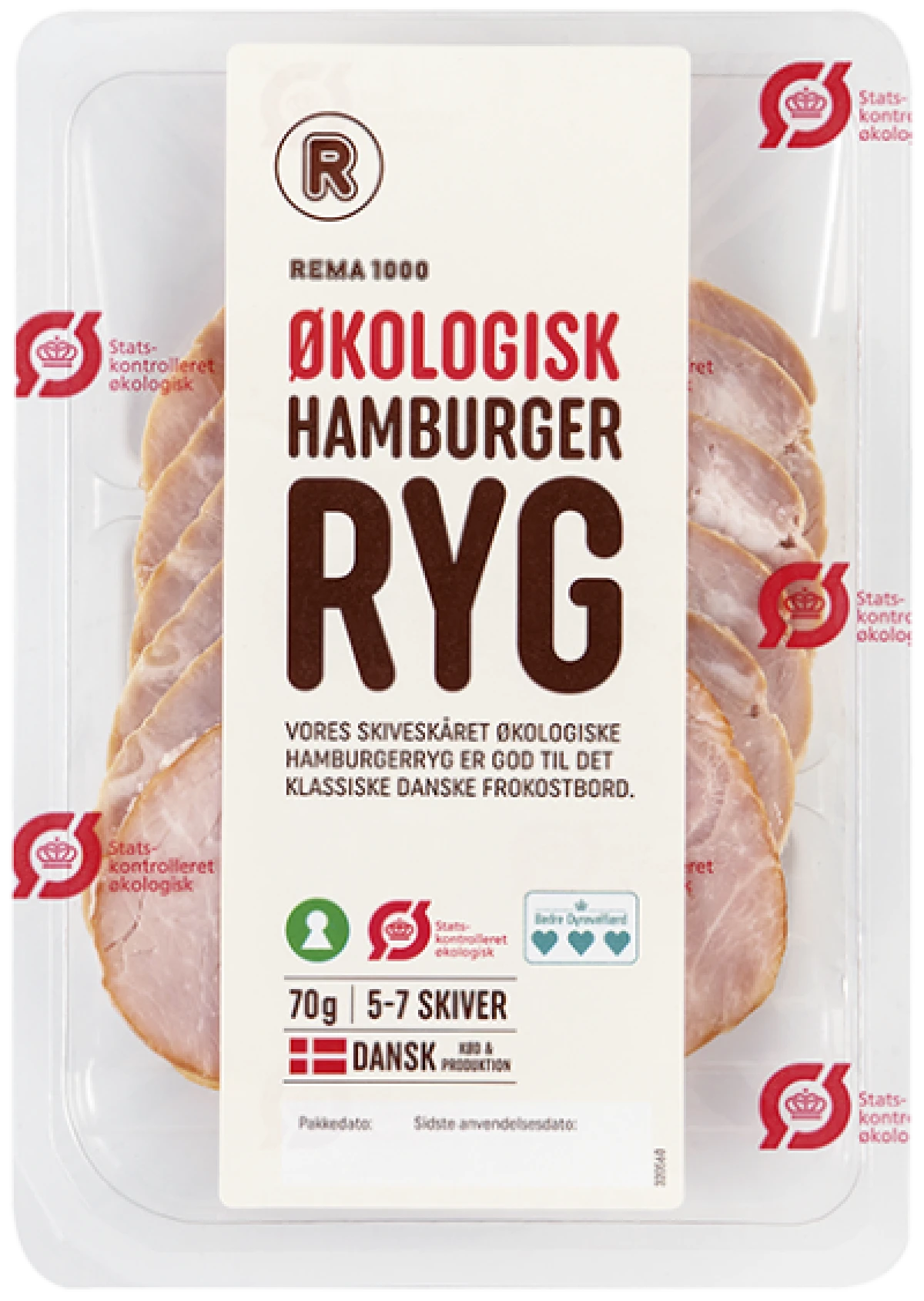 REMA 1000 Hamburgerryg i Skiver Økologisk