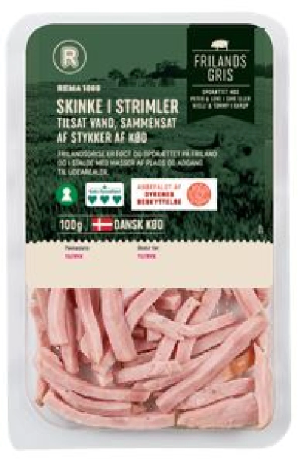 Frilandsgris Skinke Strimler