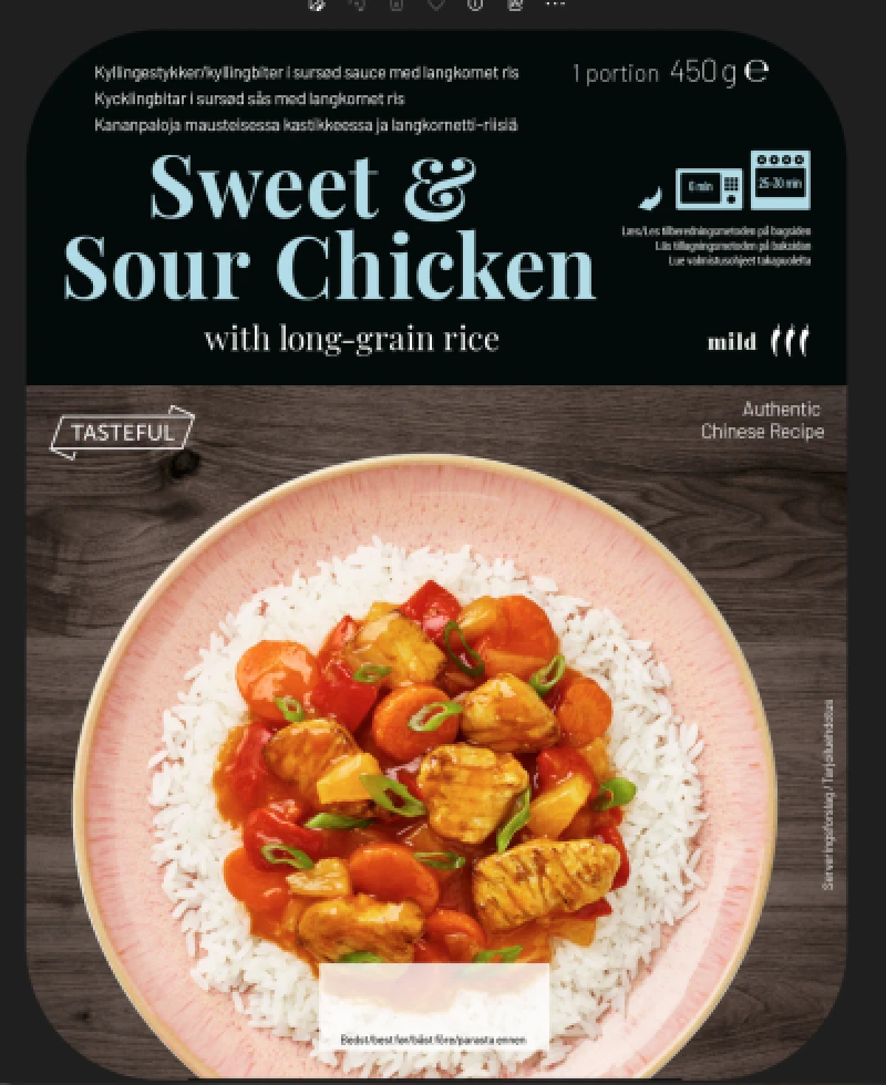 Sweet sour chicken