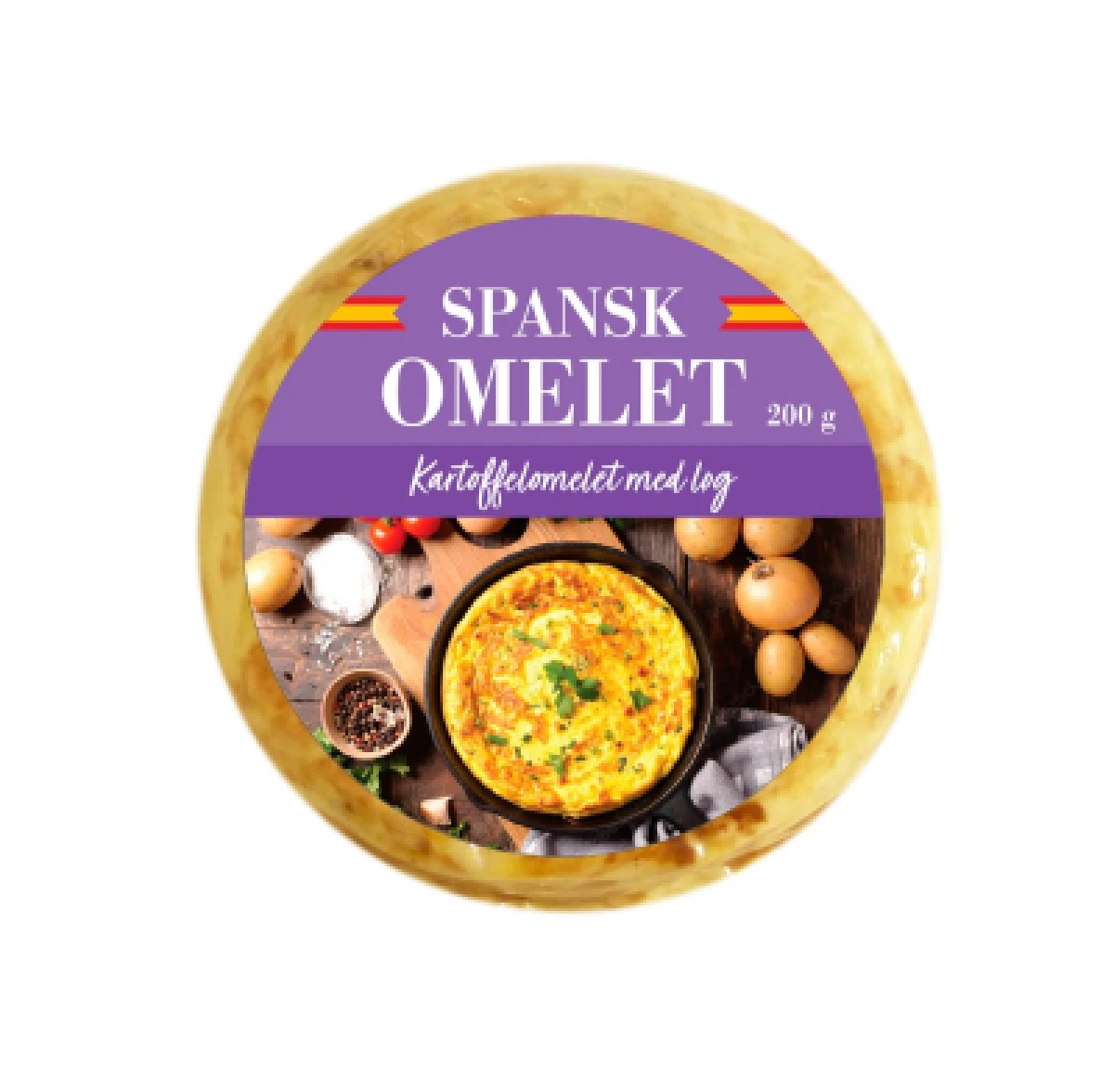 Spansk Kartoffelomelet med Løg