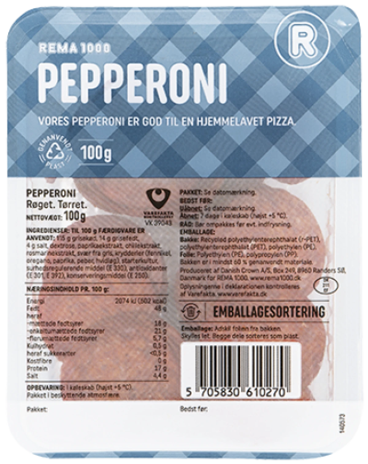 Rema 1000 Pepperoni