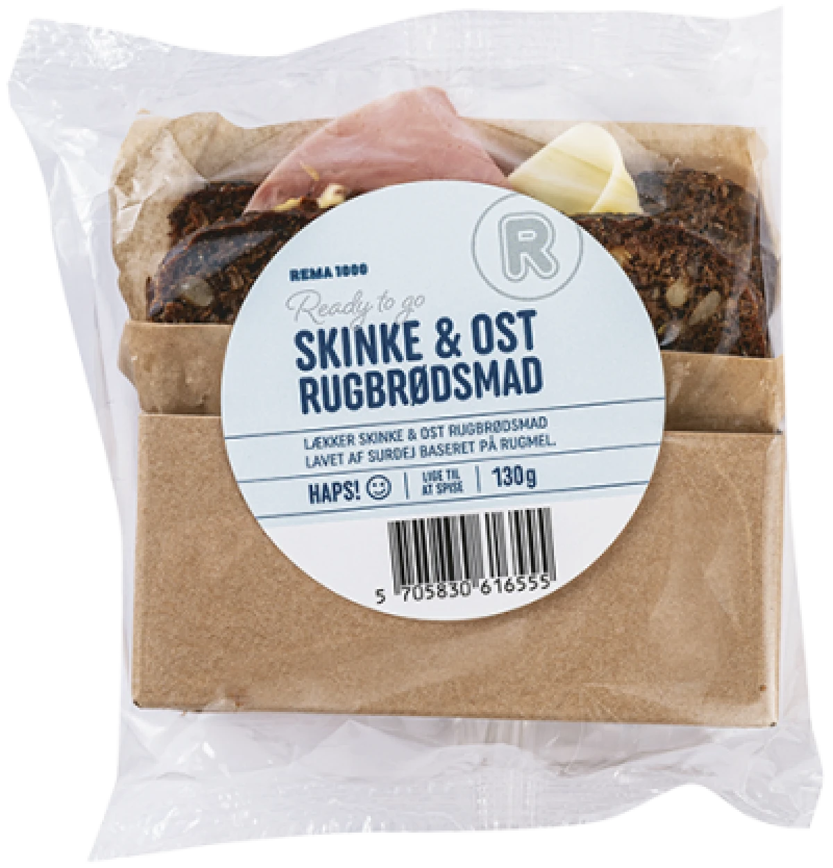 Rema 1000 Skinke & Ost Rugbrød