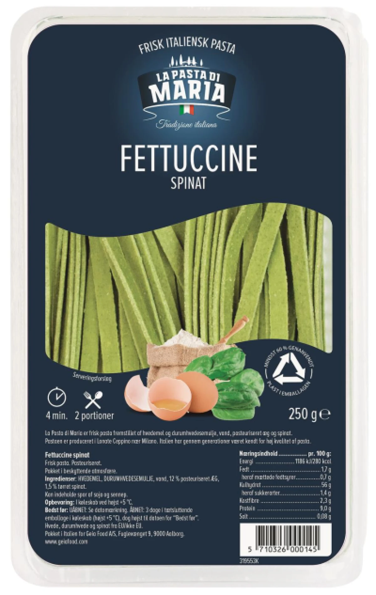 Pasta di Maria Fettuccine Spinat