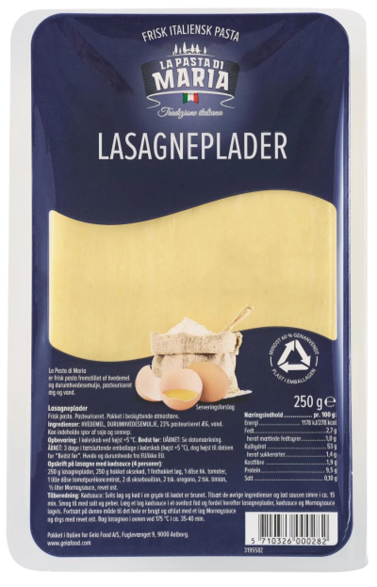 Pasta di Maria Lasagneplader
