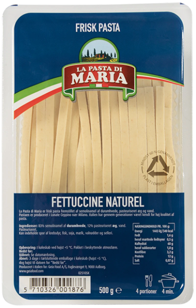 Fettuccine naturel