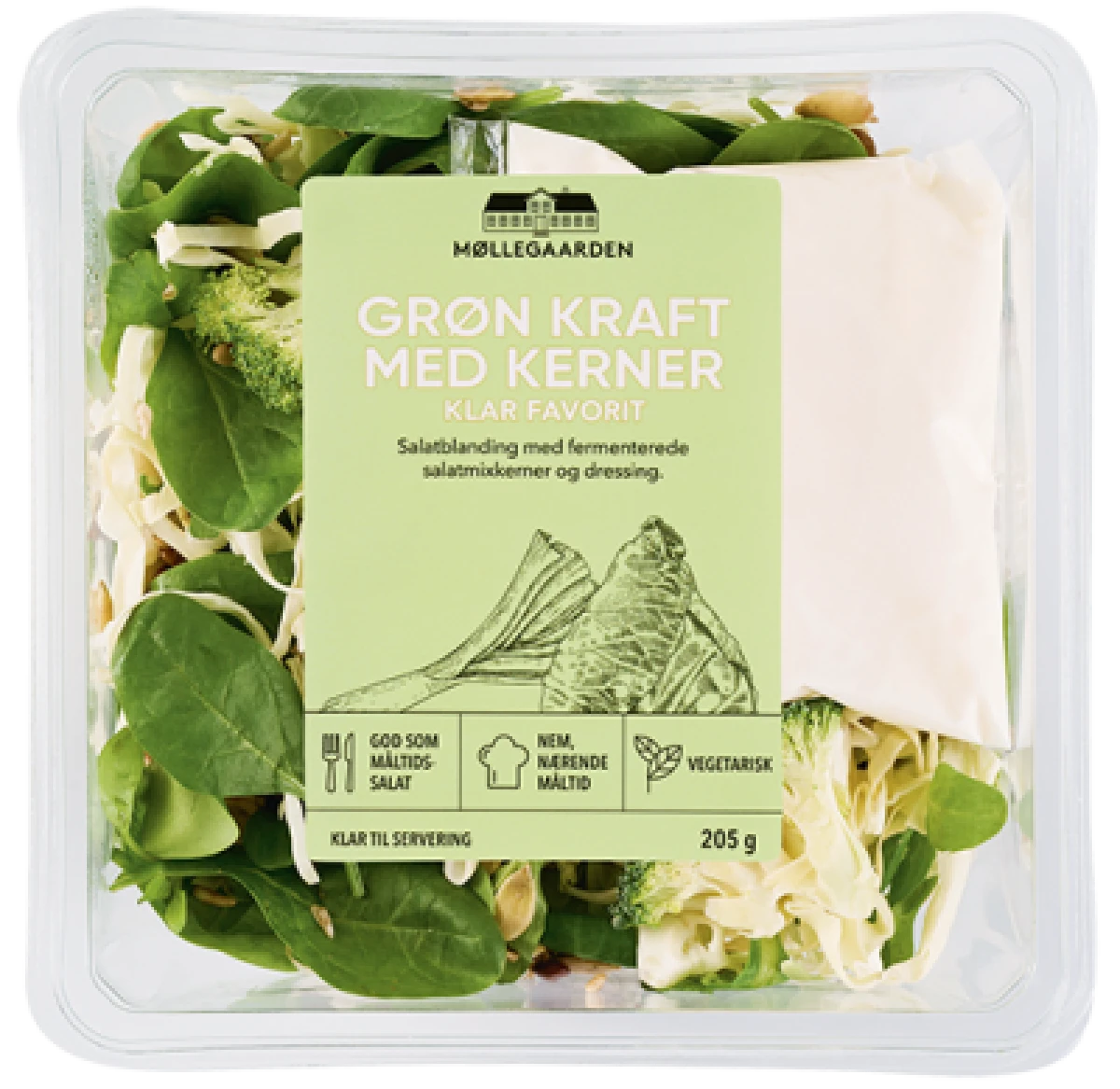 Grøn Kraft Mel med Kerner