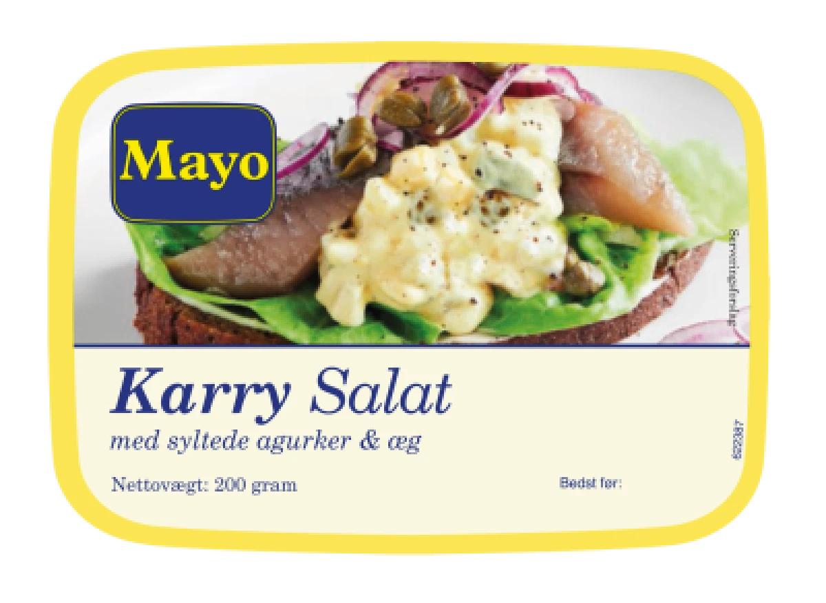 Karry Salat med Mayo