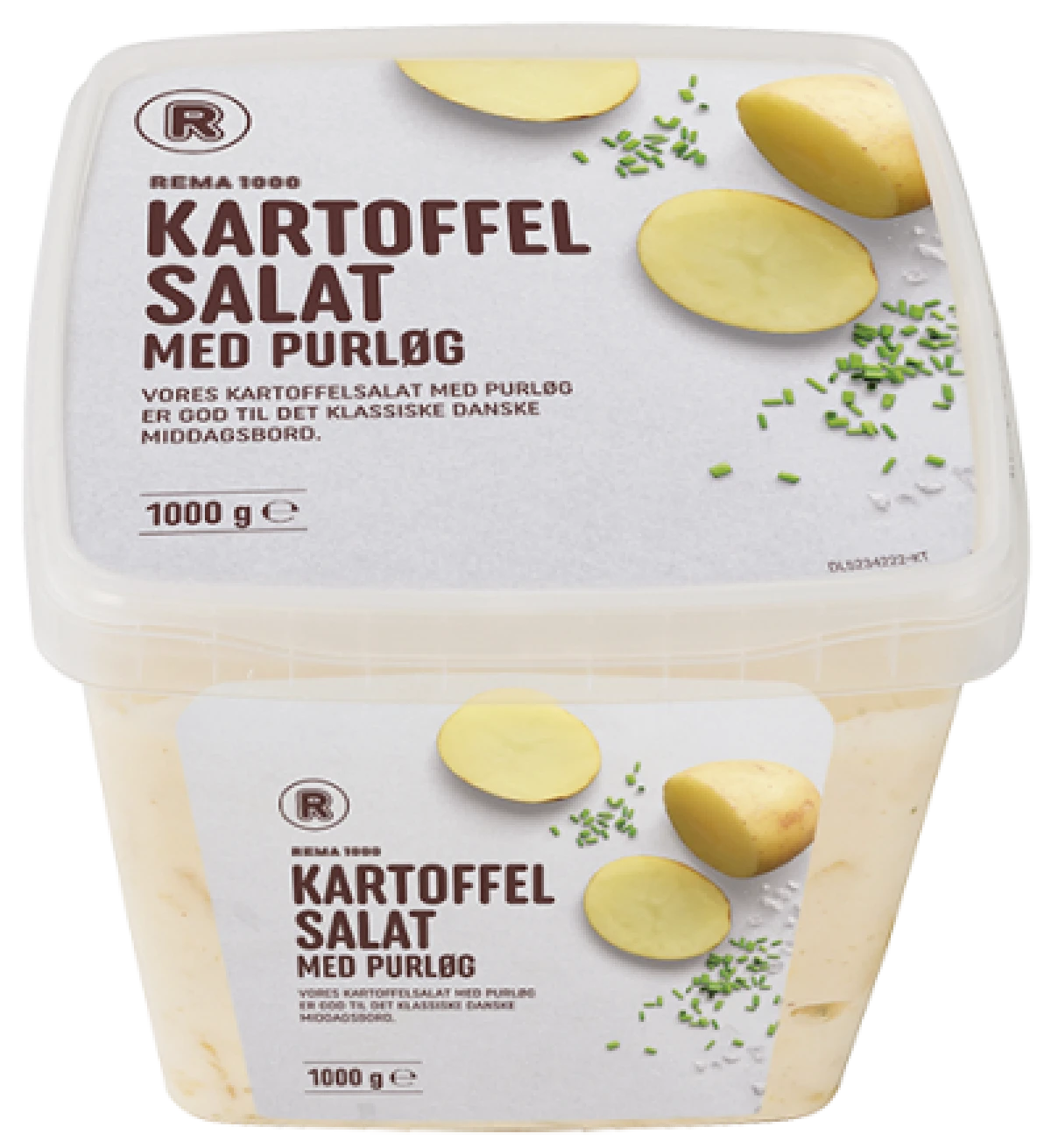 Kartoffelsalat med purløg