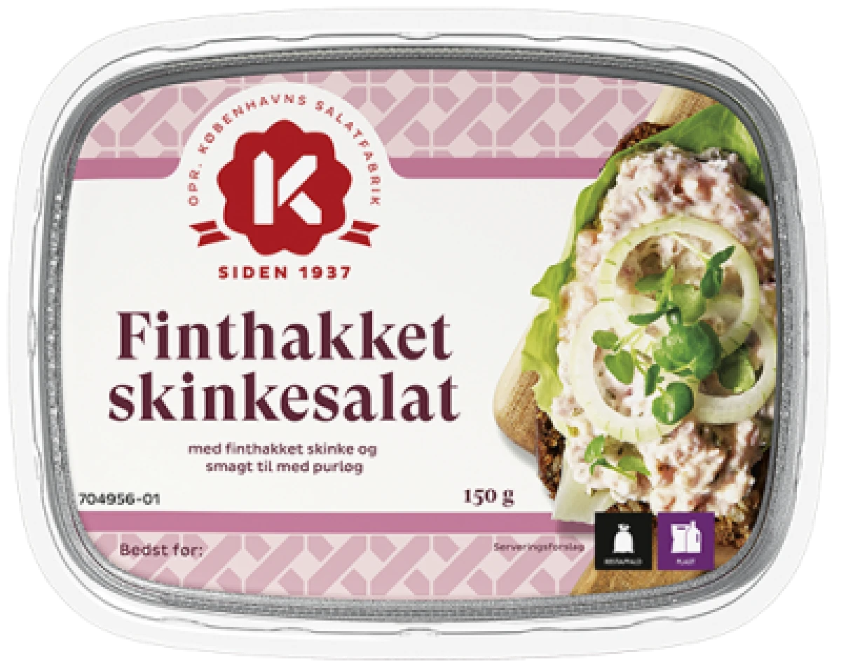 K-Salat, Finthakket skinkesalat