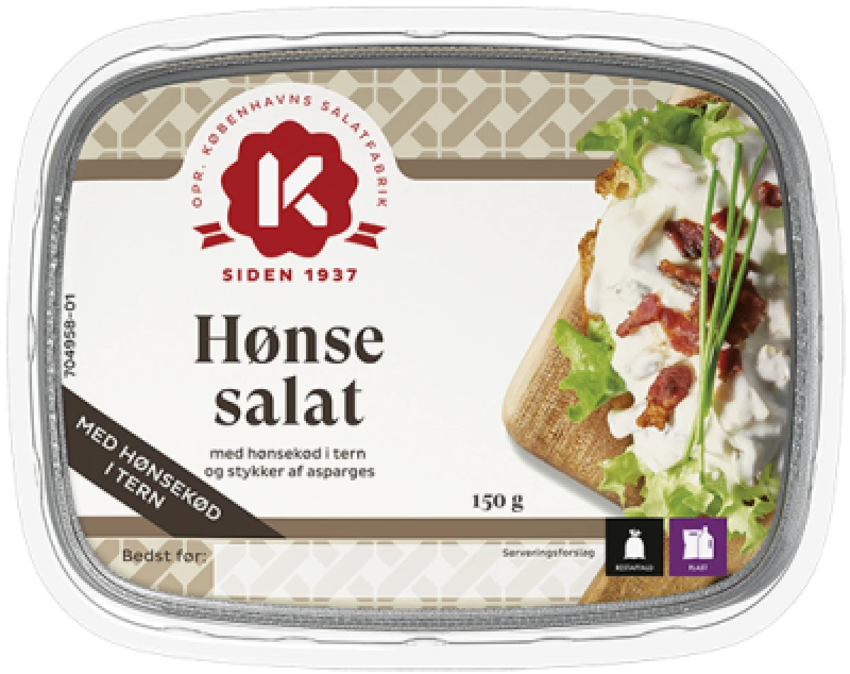 Pålægssalat Hønsesalat, K-salat