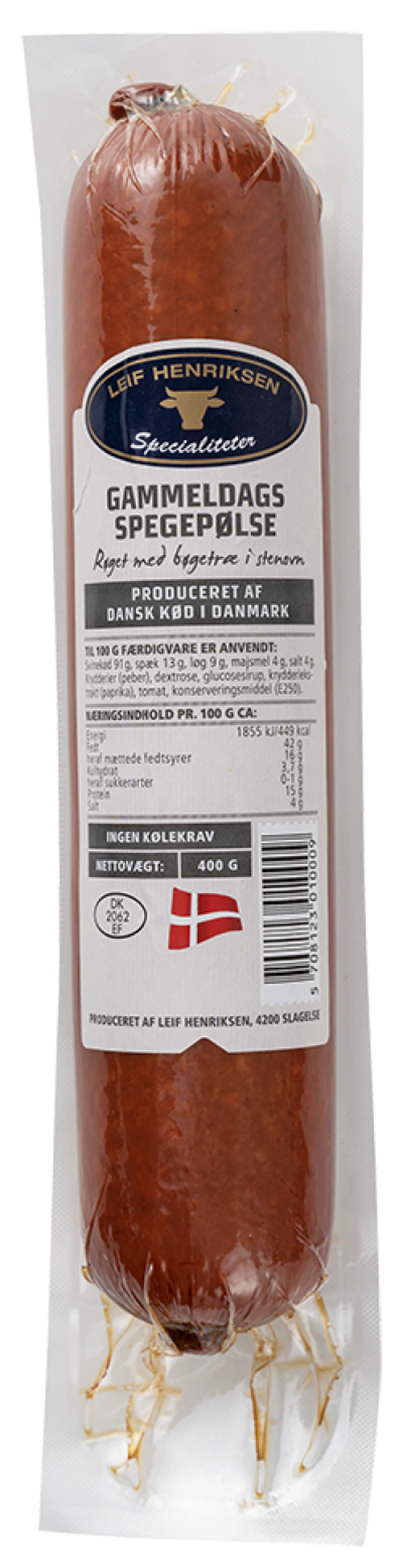 Leif Henriksen, Spegepølse