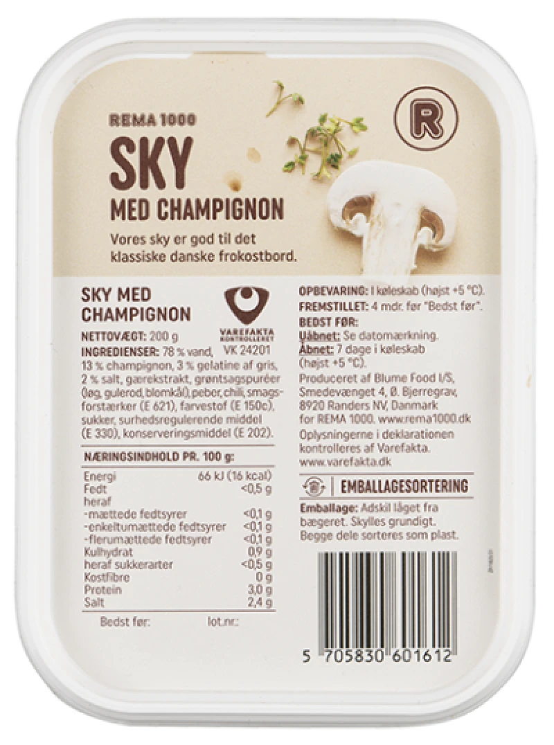 Sky m/champignon