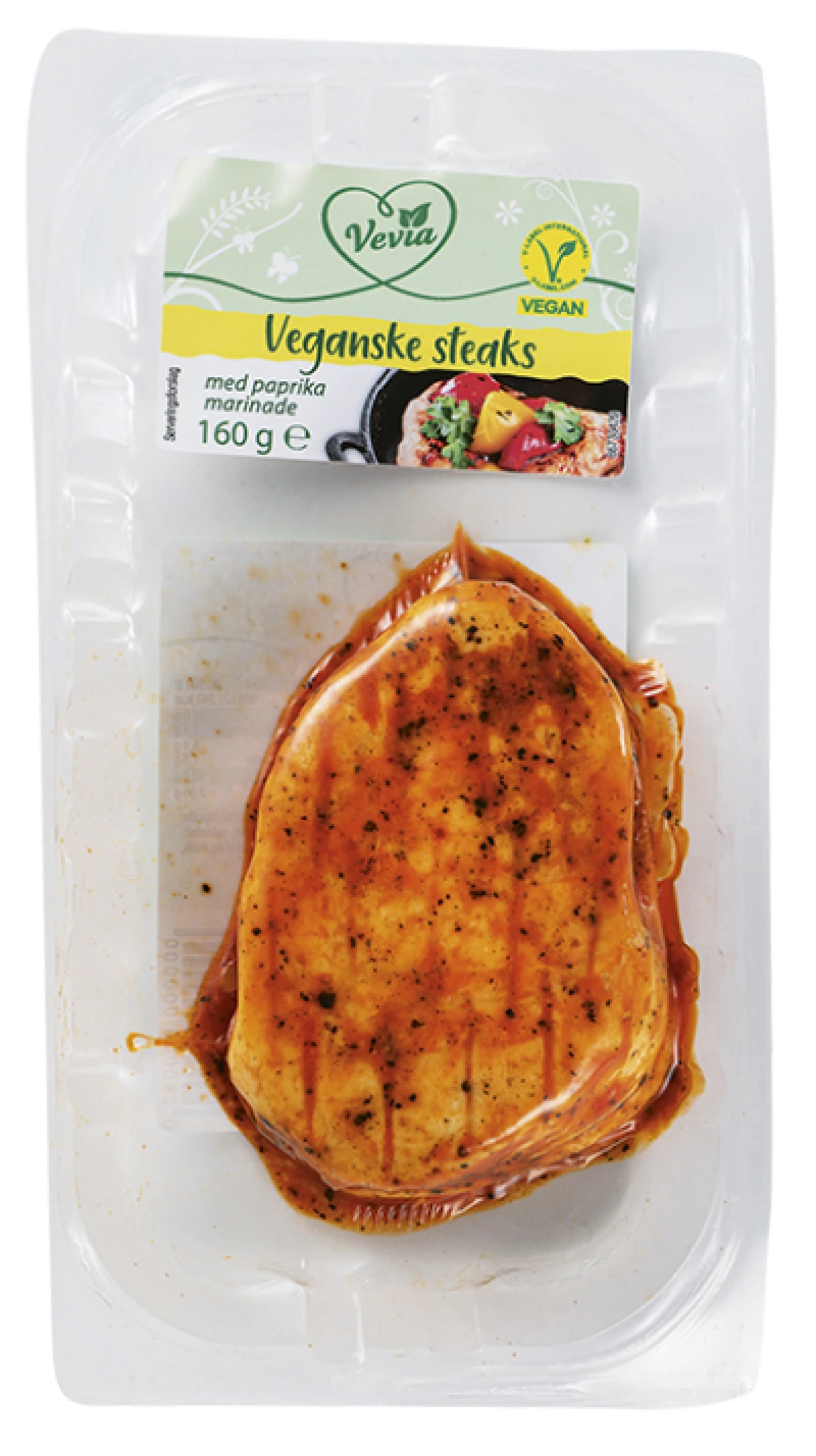 Vevia Veganske Steaks Paprika Marinade
