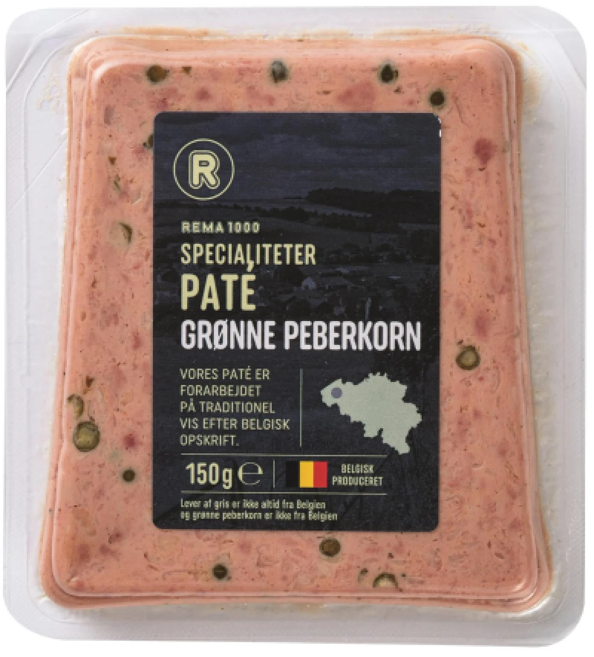 Rema 1000 Paté med grønne peberkorn