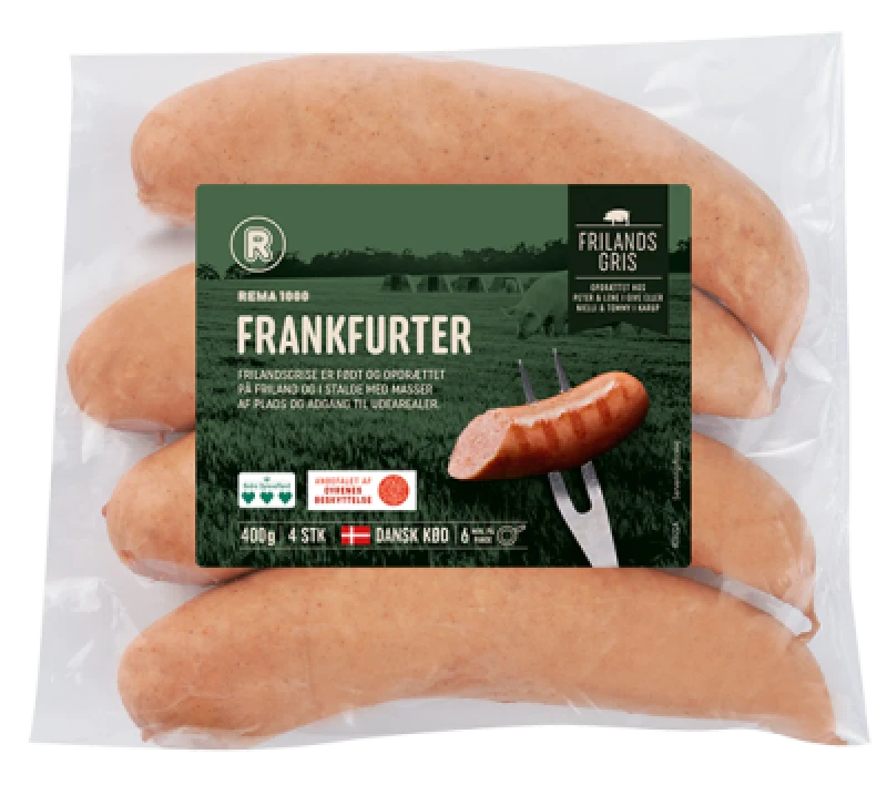 Frilandsgris Frankfurter