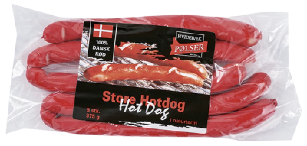 Store Hot-Dog Pølser