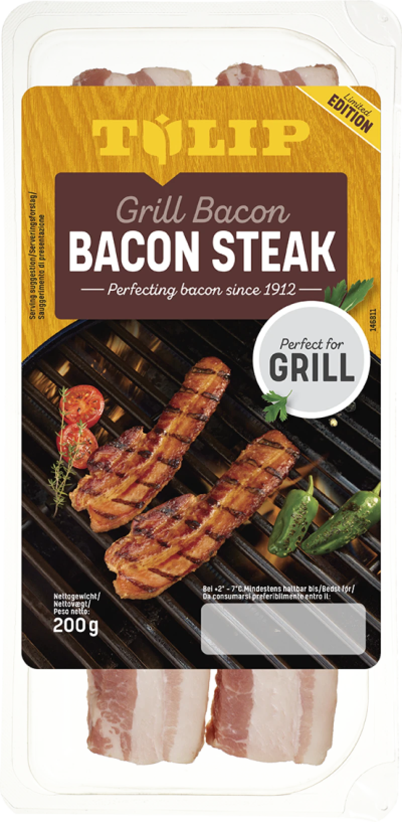 Tulip Røget Bacon i Skiver