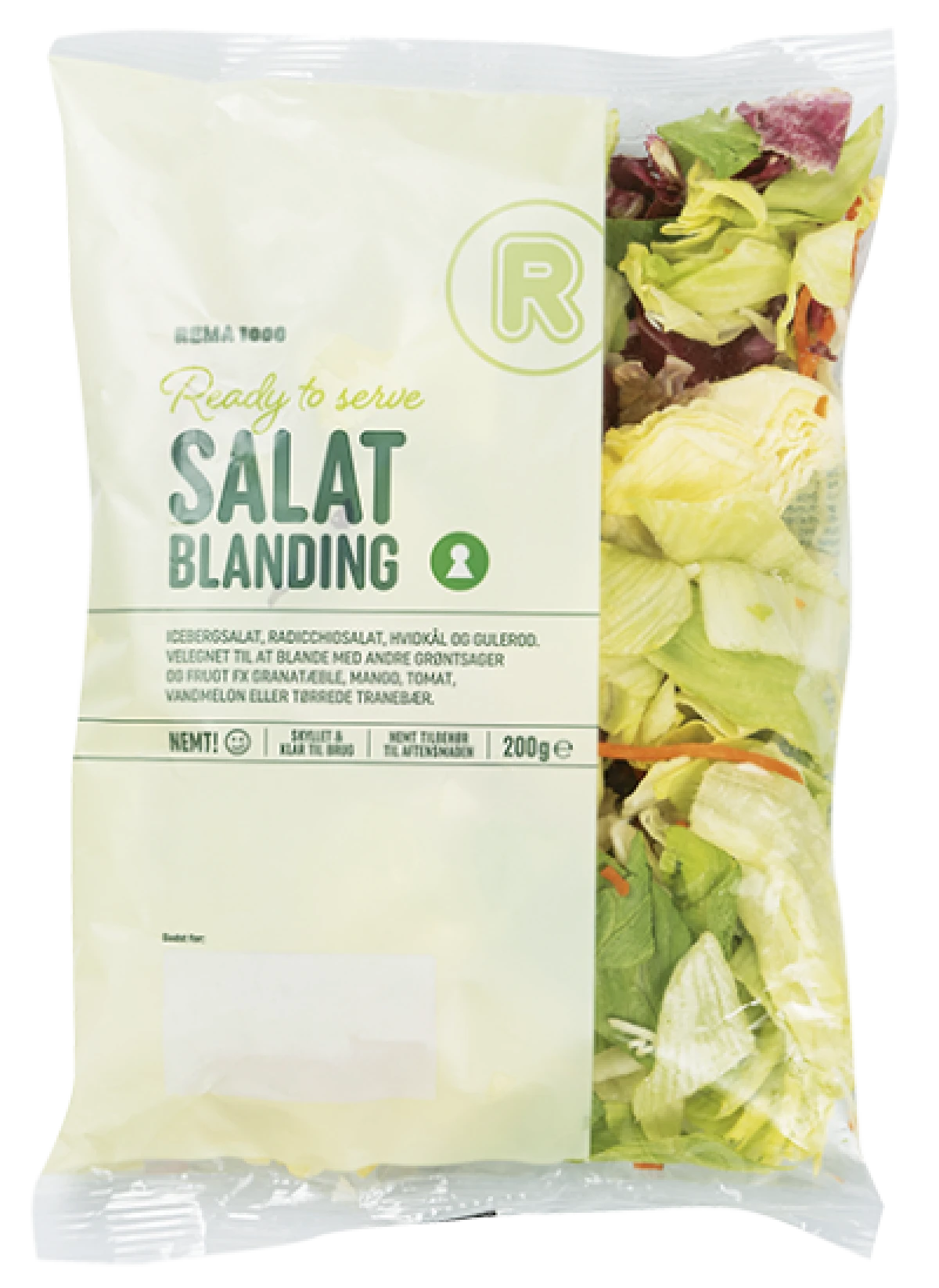 Salatblanding Ready to Serve