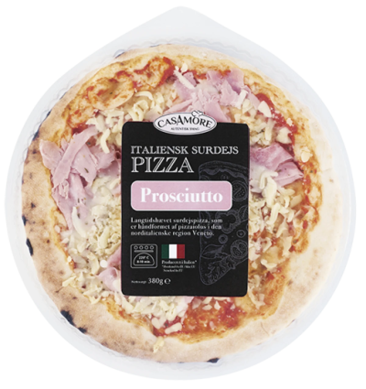 Italiensk Surdejspizza Prosciutto