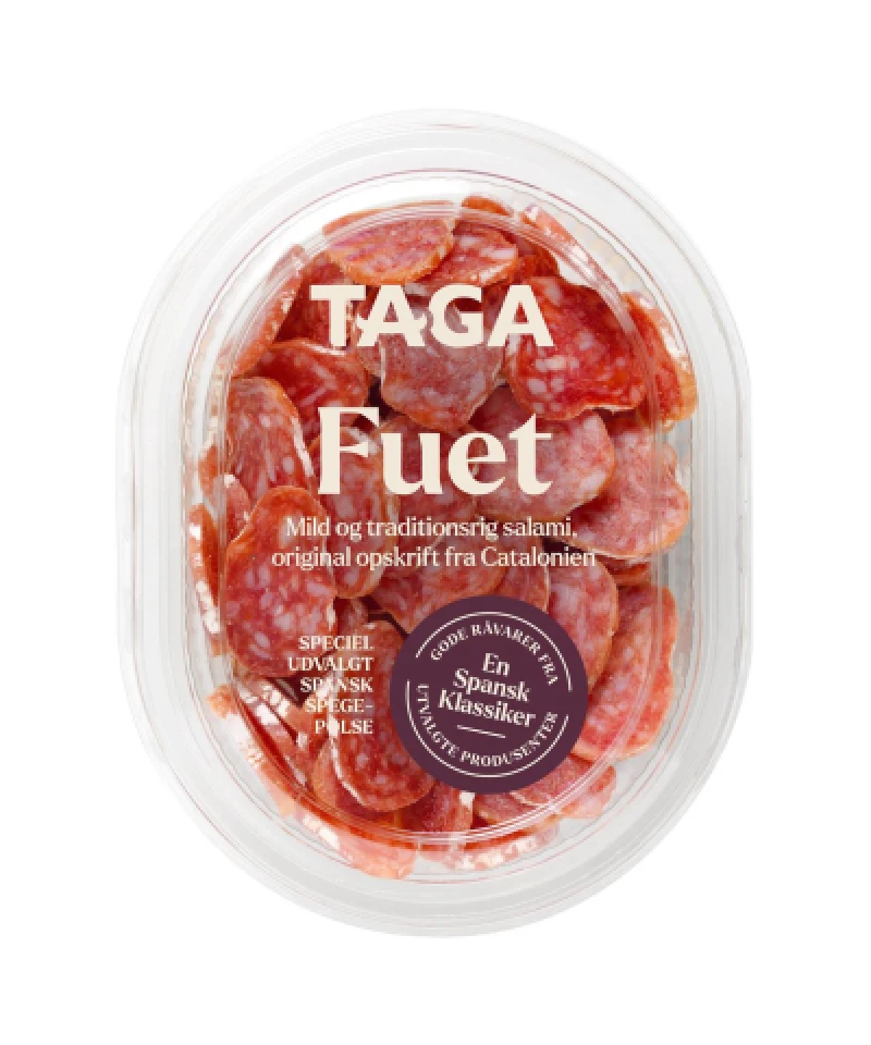 Taga Lufttørret fuet pølse