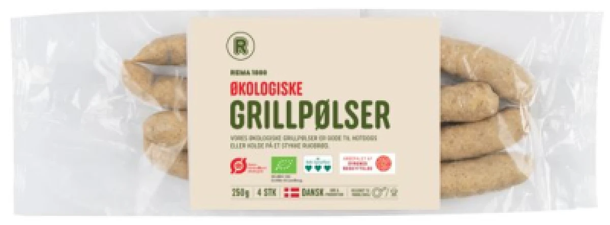Rema 1000 Grillpølser Økologisk