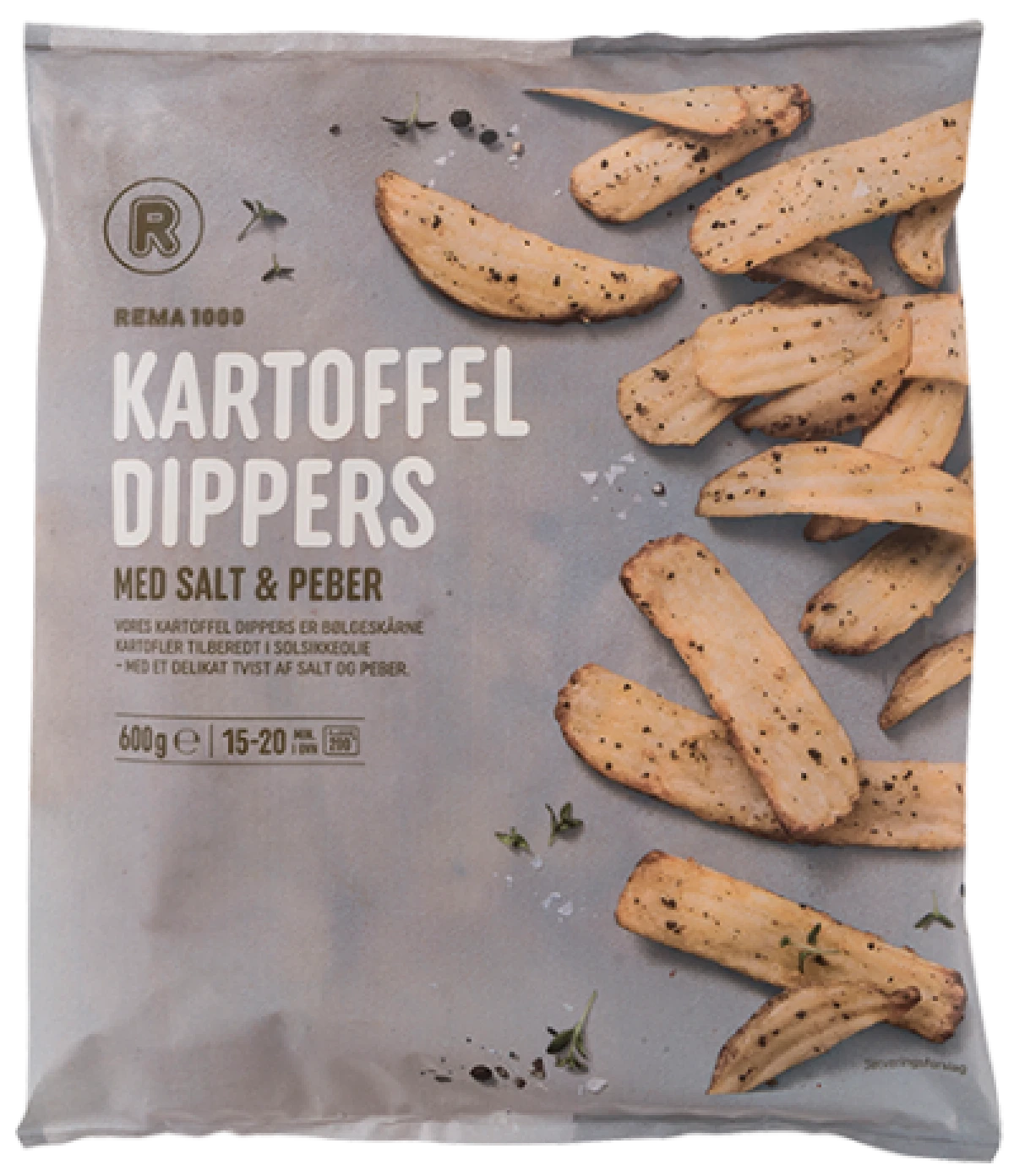 Rema 1000 Kartoffelchips med peber