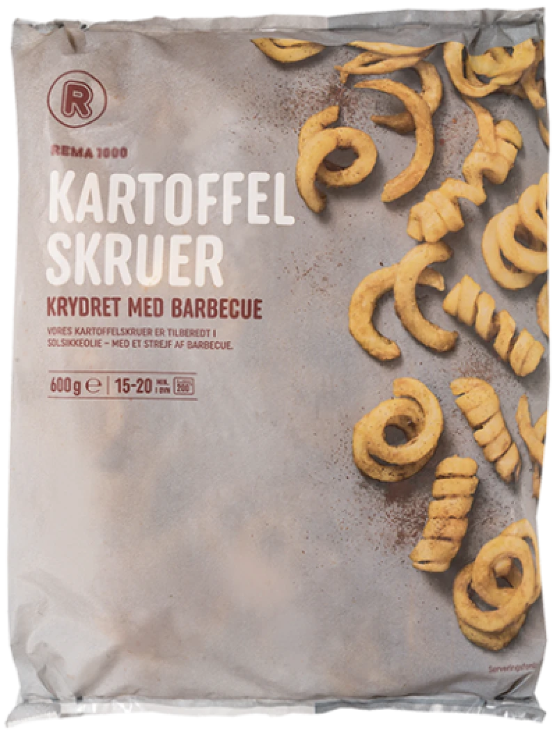 Kartoffelskruer m.bbq