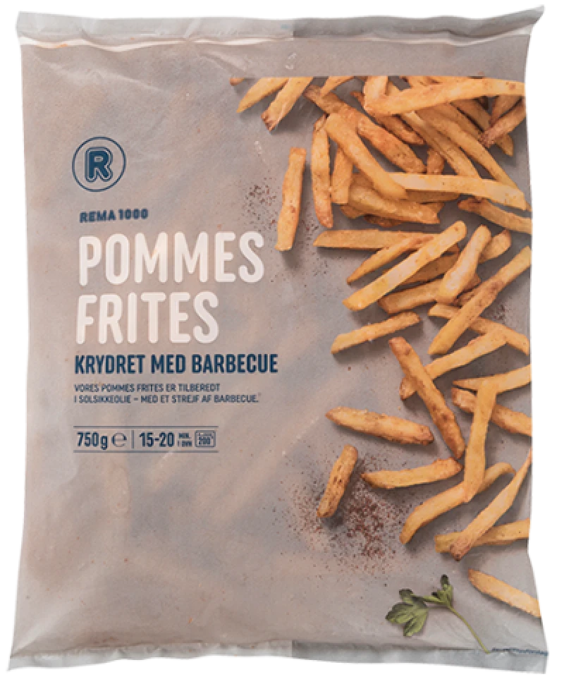 Pommes frites m. bbq