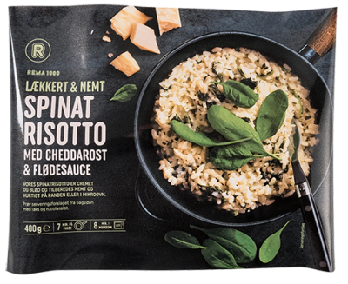 Rema 1000 Risotto med spinat