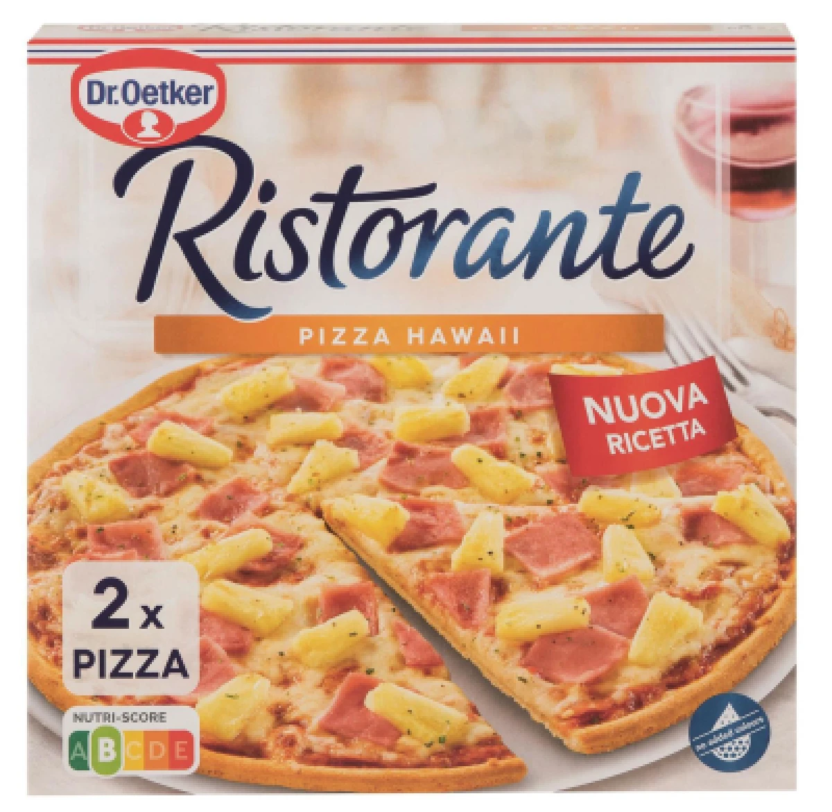 Dr. Oetker, Pizza m. skinke og ananas