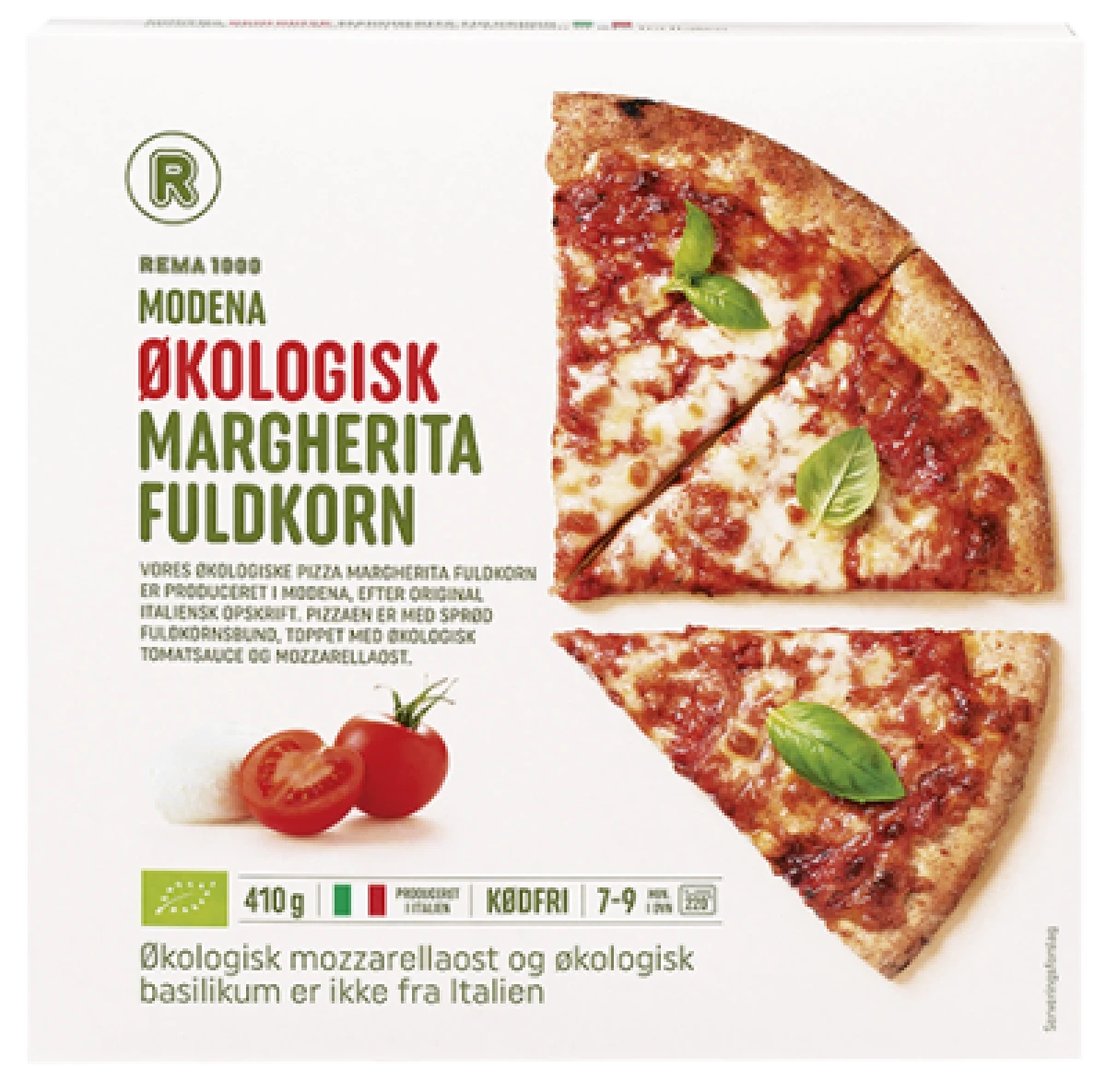 Modena Margherita fuldkorn pizza