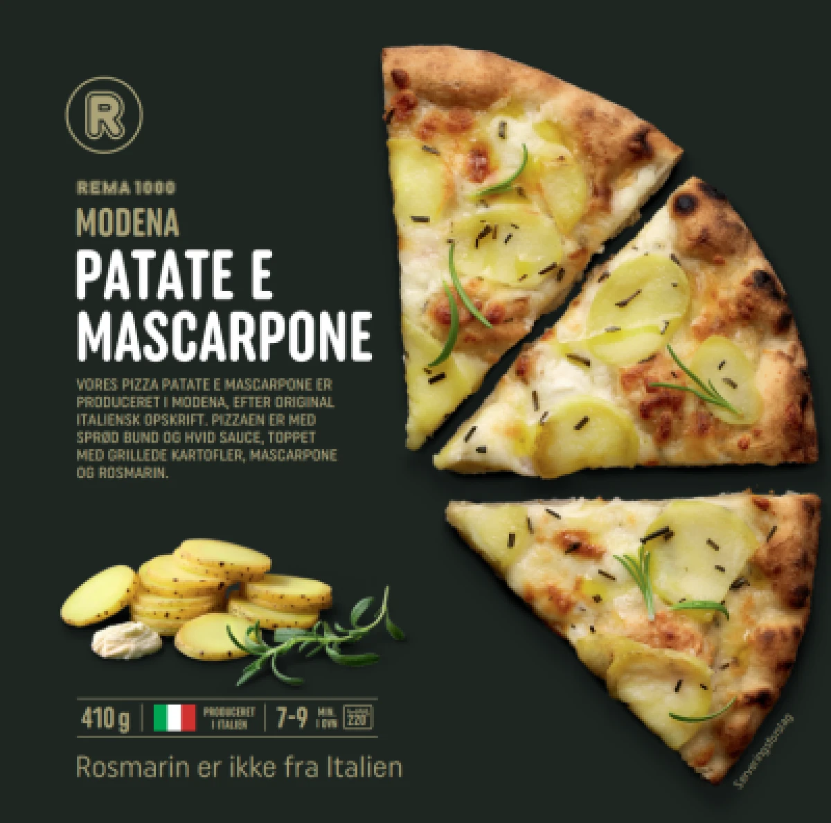 Modena Pizza Patate Mascarpone