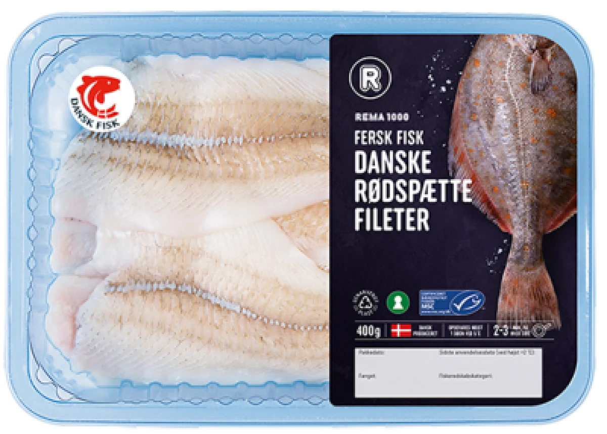 Rema 1000 Danske rødspættefileter